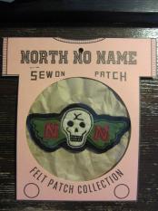 North No Name　FELT PATCH (SKULL)