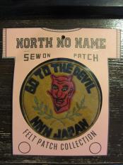 North No Name　FELT PATCH (GO TO THE DEVIL)