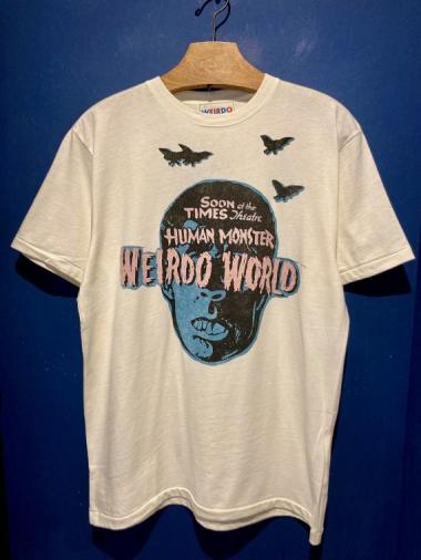 WEIRDO/ HORROR MAGAZINE - S/S T-SHIRTS (WHITE)