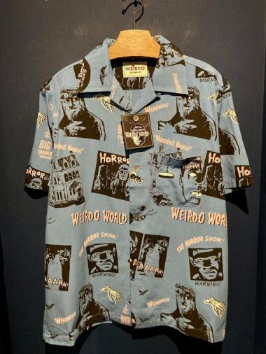 WEIRDO / HORROR MAGAZINE - S/S SHIRTS (BLUE)