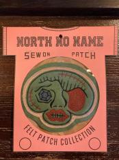 North No Name　FELT PATCH (Skull)